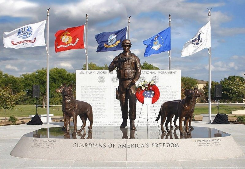 Military Working Dog Memorial Lackland Air Force Base